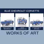 AJ039 Blue Chevrolet Corvette AJ039 Blue Chevrolet Corvette L17.jpg